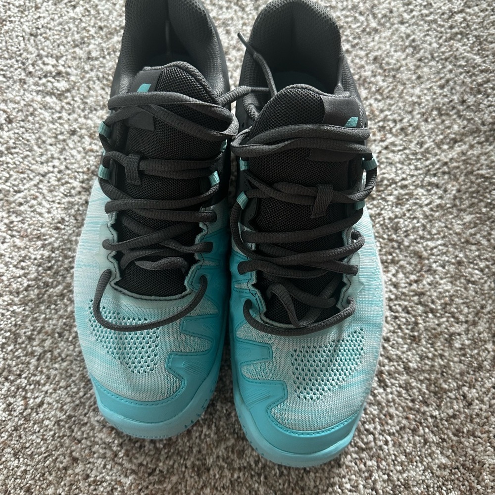Babolat Women's Teal and Gray Sneakers
